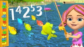 12345 Once I Caught a Fish Alive  Number Song for Kids  Nursery Rhymes by Little Treehouse [upl. by Yenatirb]