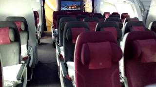 Qatar Airways A380 upper deck economy cabin [upl. by Al]