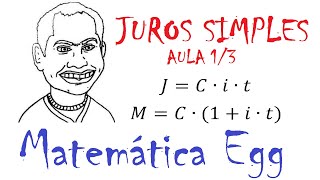 Juros Simples capitalização simples  Aula 13 [upl. by Jeggar83]