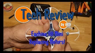 JJRCEachine H8 Mini Drone Motor Replacement in 4k [upl. by Armstrong964]