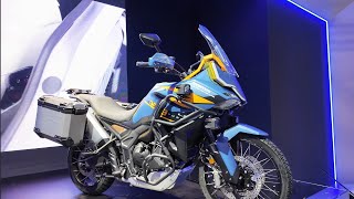 MORE POWERFUL THAN HONDA XL750 TRANSALP  2024 ZONTES ZT 703 F ANNOUNCED AT EICMA 2023 [upl. by Dulla62]