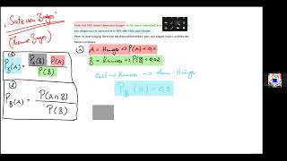 MATHEABI STOCHASTIK DER SATZ VON BAYES GRUNDLAGEN [upl. by Orin]