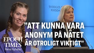 Piratpartiet ”Att kunna vara anonym på nätet är otroligt viktigt” [upl. by Antony]