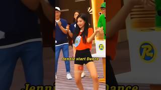 Jennie start Dance and reaction 🔥jennie blackpink shortvideo fypシ゚viral [upl. by Hedvige]