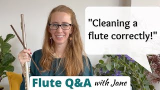 How to clean a flute the correct way [upl. by Halsey562]