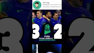 brasil VS ucrania 3  2  pentacampeon A LA FINAL  fifa futsalworldcup uzbekistan2024 [upl. by Sada]