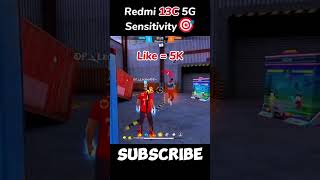 Redmi 13C 5G Best Sensitivity Settings ⚙️✅ Free Fire [upl. by Eltsirc]