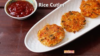 Rice Cutlet  Rice Potato Cutlet Recipe  Leftover rice Tikki  Home Cooking [upl. by Nueormahc800]