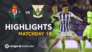 Highlights Real Valladolid vs CD Leganes 22 [upl. by Karlin]