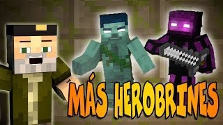 MUCHOS HEROBRINES MINECRAFT quotMore Herobrinesquot MOD MINECRAFT [upl. by Jsandye667]