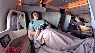 Singapore Airlines Auckland to Singapore Business Class [upl. by Eatnohs]