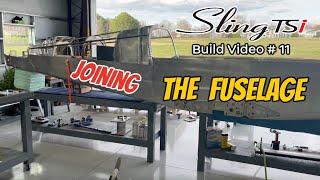 Joining the Fuselage Sling TSi Build Video 11 [upl. by Llerrej693]