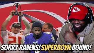 SORRY LAMAR Kansas City Chiefs vs Baltimore Ravens Game Highlights  AFC ChampionshipREACTION [upl. by Odnomor]