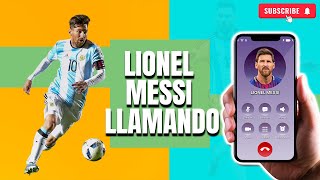 Llamada Falsa a Lionel Messi  Llmada Falsa [upl. by Auqinal]