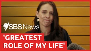 Jacinda Ardern to step down as New Zealand PM  SBS News [upl. by Vickie]