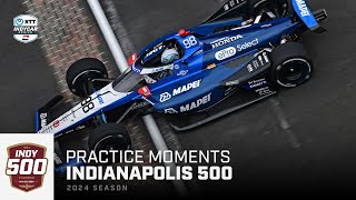 Top moments from opening practice for 2024 Indianapolis 500  Extended Highlights  INDYCAR [upl. by Laurance]