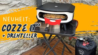 Erste Pizza im Cozze 17quot Pizzaofen mit elektrischem Pizzastein Drehteller im Test  deutsch [upl. by Dawn]