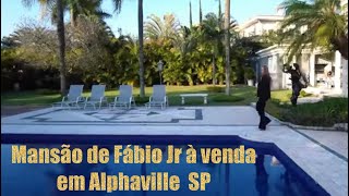 FABIO JR VENDE MANSÃO COM 1550m2 de TERRENO PLANO EM ALPHAVILLE SP [upl. by Adnat]