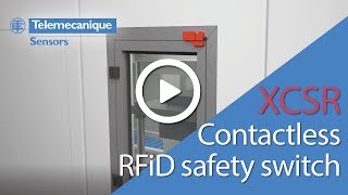 XCSR contactless RFiD safety switch from Telemecanique Sensors [upl. by Uziel]