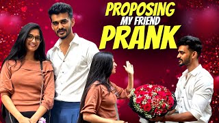 Proposing my Friend Prank  Family Reaction 😂  Samsameerinsta [upl. by Karlie]