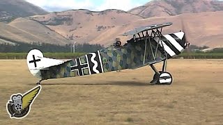 WW1 German Fighter Biplane  Fokker Dvii [upl. by Rekyr]