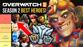 Overwatch 2 Season 2 BEST HEROES TIER LIST For Diamond and BELOW [upl. by Neddy885]