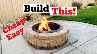 Save Money and DIY a Smokeless Fire Pit Build a Pavestone Rumblestone Smokeless Firepit for cheap [upl. by Amaso]