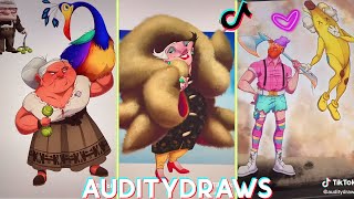 AudityDraws Tiktok Funny Videos  Best Audity Art tiktoks 2023 [upl. by Eetsud]