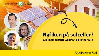 Webinar  Nyfiken på solceller [upl. by Diane-Marie95]