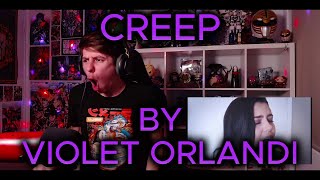 STUNNING VERSION Blind reaction to Violet Orlandi  Creep [upl. by Natsirt]