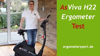 Asviva H22 Ergometer Test  ergometersportde [upl. by Kannav465]