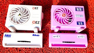 Top 2 Small Air Conditioner Unboxing and Testing Videos Best Gadget Solar AC [upl. by Aicilf]