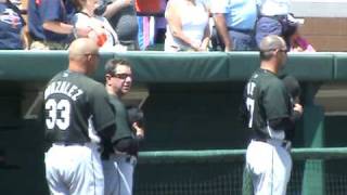 7 Year Old Gina Marie Incandela performs National Anthem for Detroit Tigers vs Florida Marlins [upl. by Delgado]