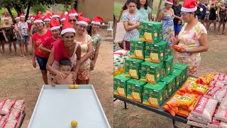 TABULEIRO DE NATAL Ganhe panetone e cesta básica [upl. by Tarryn]