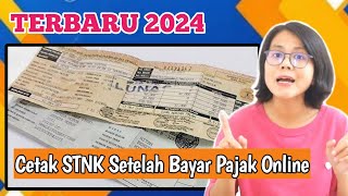 Cetak STNK Setelah Bayar Pajak Kendaraan Online [upl. by Ahsykal519]