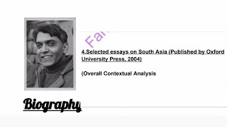 Eqbal Ahmad  Selected essays on South Asia  Textual Analysis amp Journalistic View [upl. by Ahs]