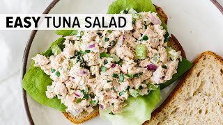 BEST TUNA SALAD RECIPE  easy amp healthy [upl. by Daron]