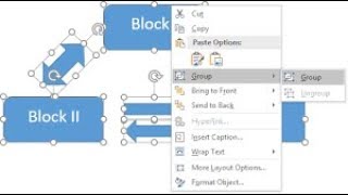 Grouping and Ungrouping ObjectsShapes on Microsoft Word [upl. by Magnusson]