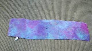 Lets Dye a Dry 100 Silk Scarf with a Tulip Tie Dye Kit [upl. by Ieluuk272]