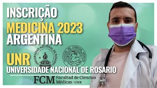 INSCRIÇÃO PARA MEDICINA NA ARGENTINA  Préinscrição UNR  Universidade Nacional de Rosario 2023 [upl. by Drawde]