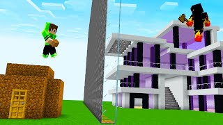 Trolei meu INIMIGO com CASA PRONTA na BATALHA DE CONSTRUÇÃO do MINECRAFT [upl. by Chesney]