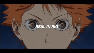 Real in Río x hot wings  Haikyuu 🏐 [upl. by Nylauqcaj]