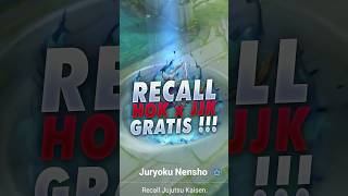 Recal JJK Gratis Voice Pack Gojo dan Yuuji  Semua Event HOK x Jujutsu Kaisen [upl. by Adianez]