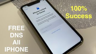 FREE DNS UNLOCK 2024 Remove icloud lock without owner Unlock Apple activation lock forgot password [upl. by Inalaeham586]