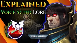 The tragic life of Konrad Curze  Entire Character History  Voice Acted 40k Lore [upl. by Tarrel174]