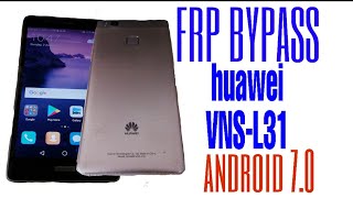 huawei p9 lite vnsl31frp bypass new 2020 [upl. by Airlia]