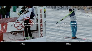 Freestyle Ballet Skiing  1992 Olympic champion Fabrice Becker30 years later [upl. by Clarita]