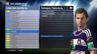 PES 2016 RSC Anderlecht players [upl. by Stephanus]