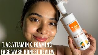 TAC Vitamin C Foaming Face Wash honest review [upl. by Dewie158]