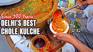 Best Chole Kulche in DELHI  Lotan Chole Kulche Wale Since 100 Years [upl. by Colson]